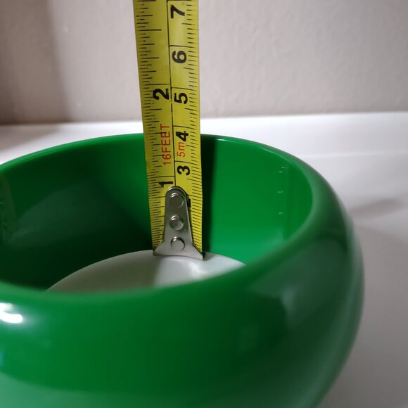 8.25 Inch Large Green Vintage Bangle - Picture 7 of 7